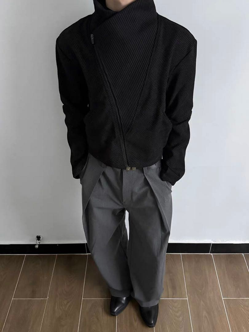 ジャケット・アウター Architect Asymmetric Zip Blouson Jacket