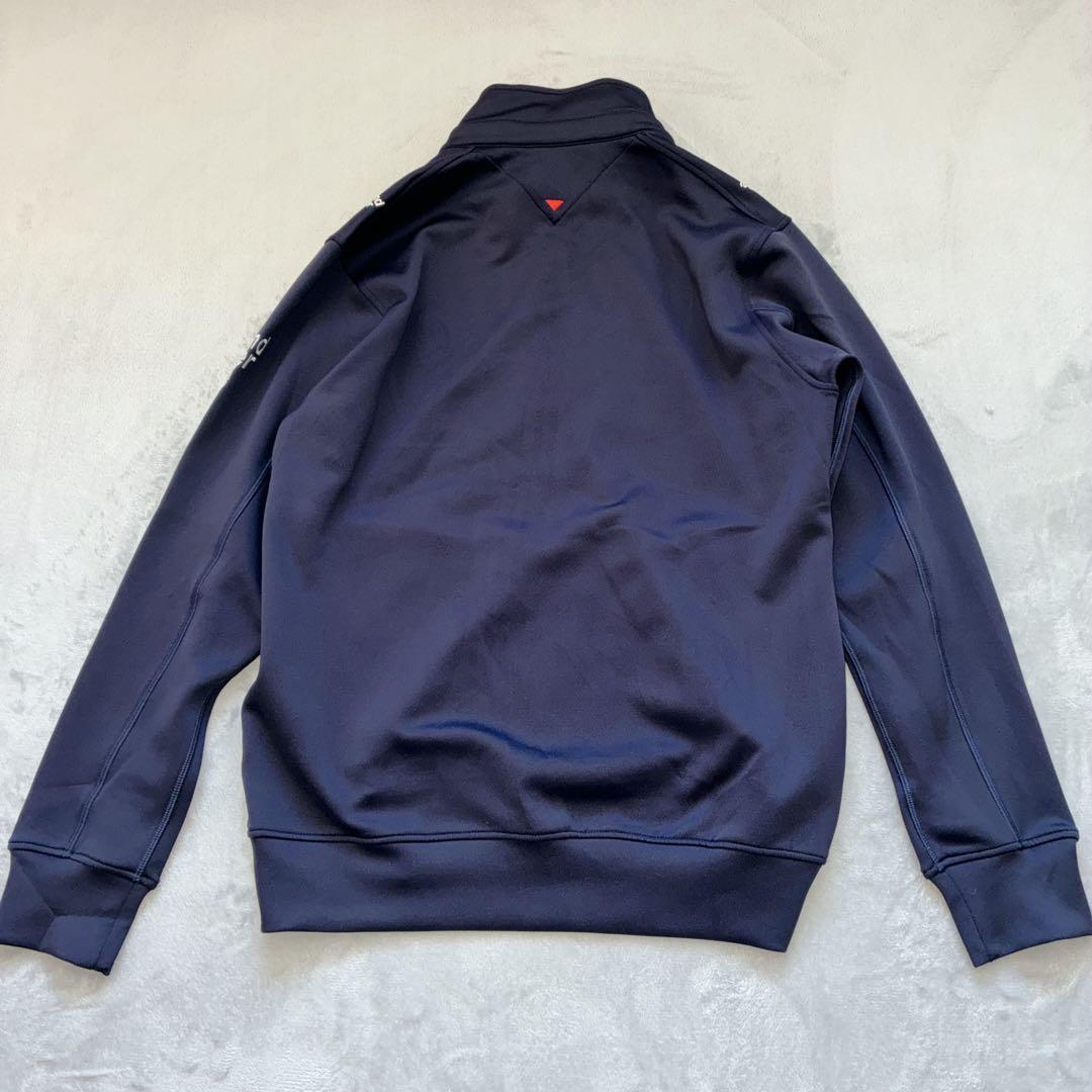 and per se アンパスィ ゴルフ ジップアップ ジャケット L ネイビー