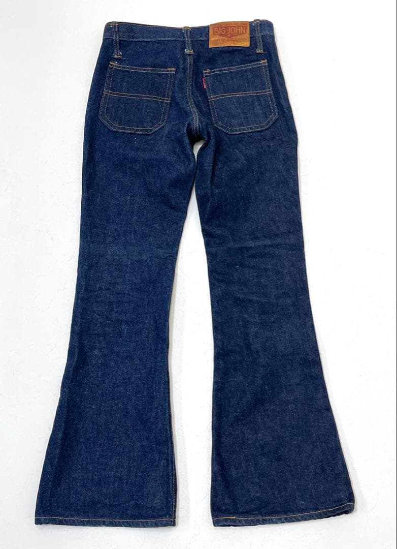 中古美品 BIGJOHN ベルボトムジーンズ W29/73cm フレアーデニム