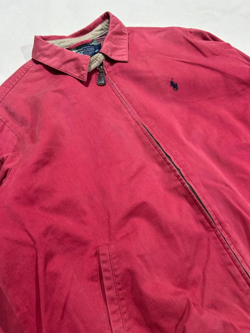 90s POLO by Ralph Lauren スイングトップ　ピンク