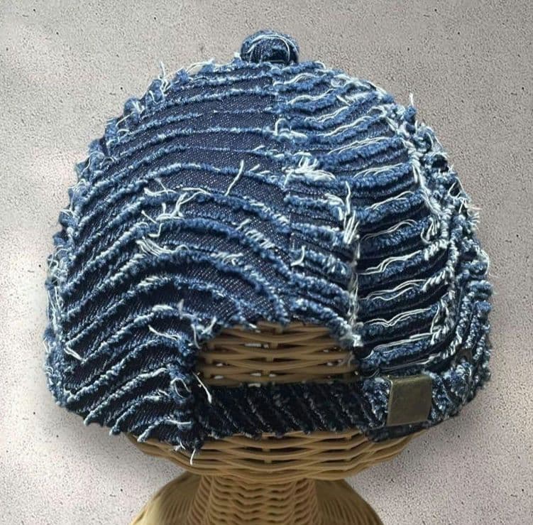KAMIYA WAVE DENIM CAP　インディゴ デニム　美品