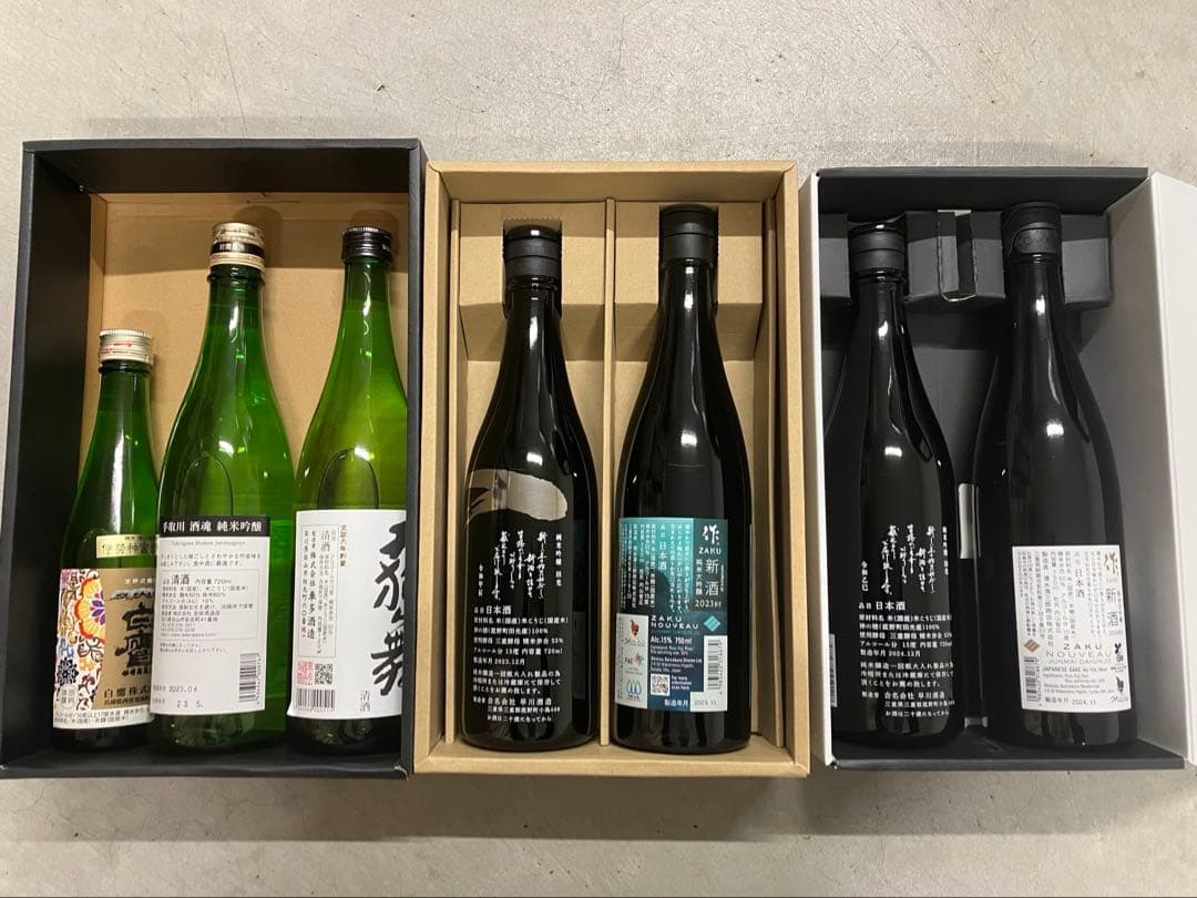 ZAKU 作　2023 2024 750ml 日本酒 田光　手取川　天狗の舞