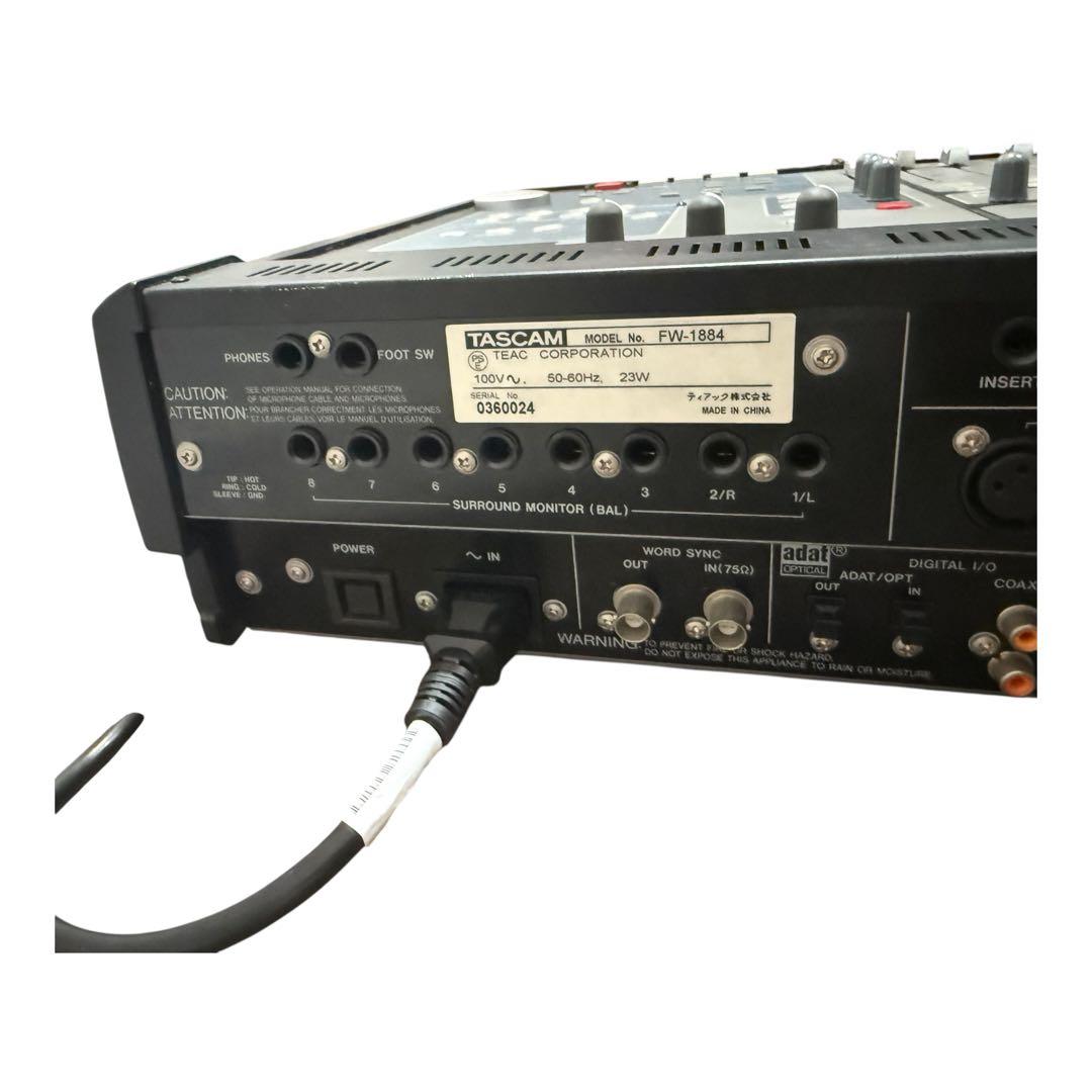 TASCAM FW-1884 動作品 FireWire オーディオIF