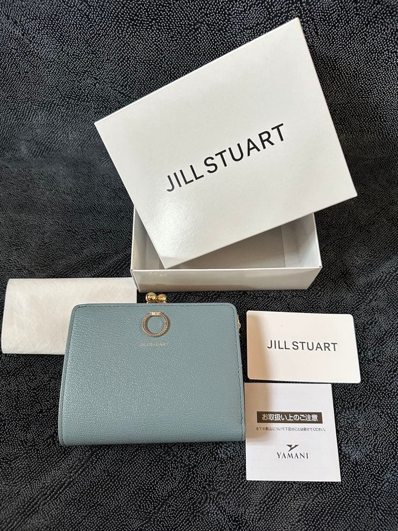 JILL STUART 水色 二つ折り財布