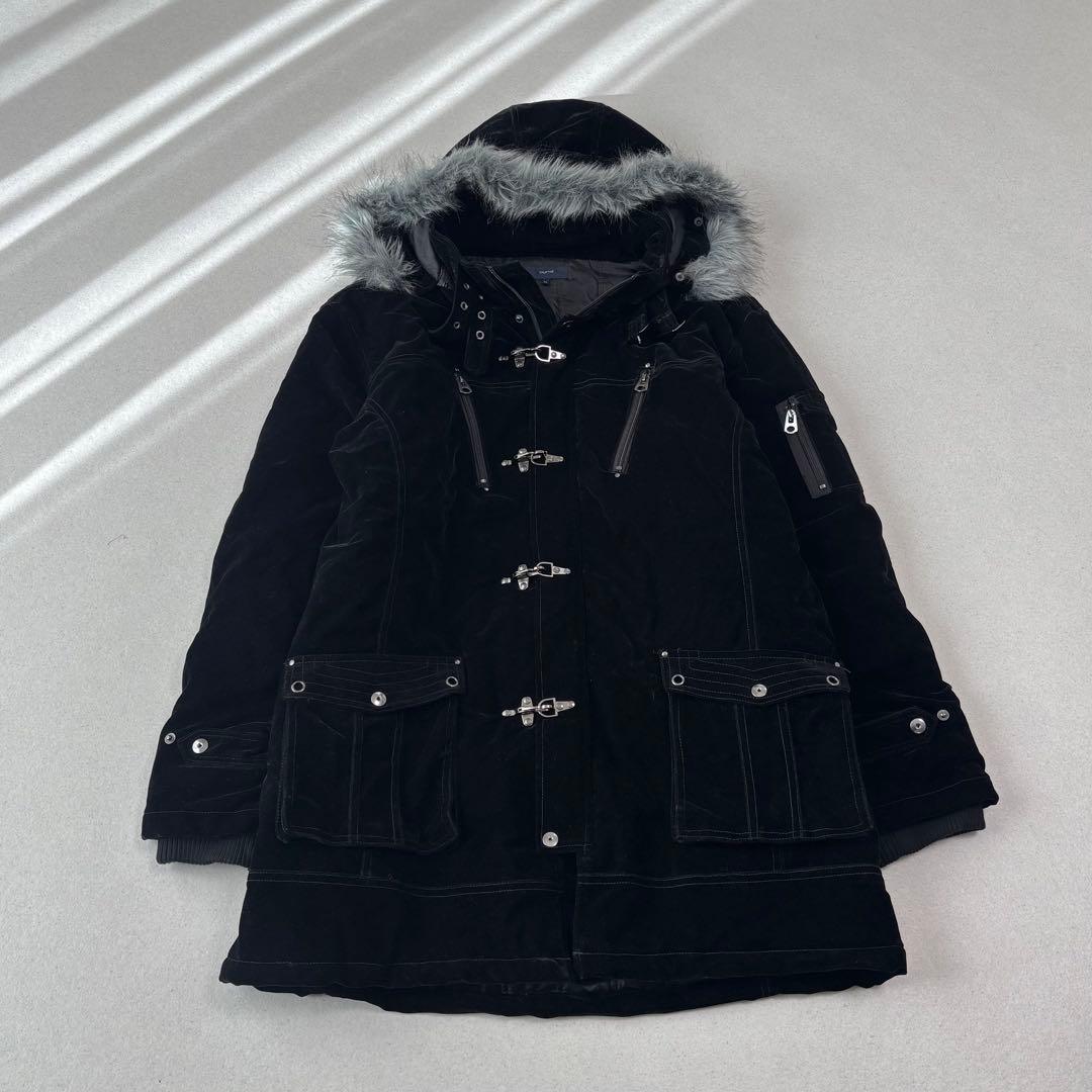 ジャケット・アウター velours fire men mods coat black 4L Y2K