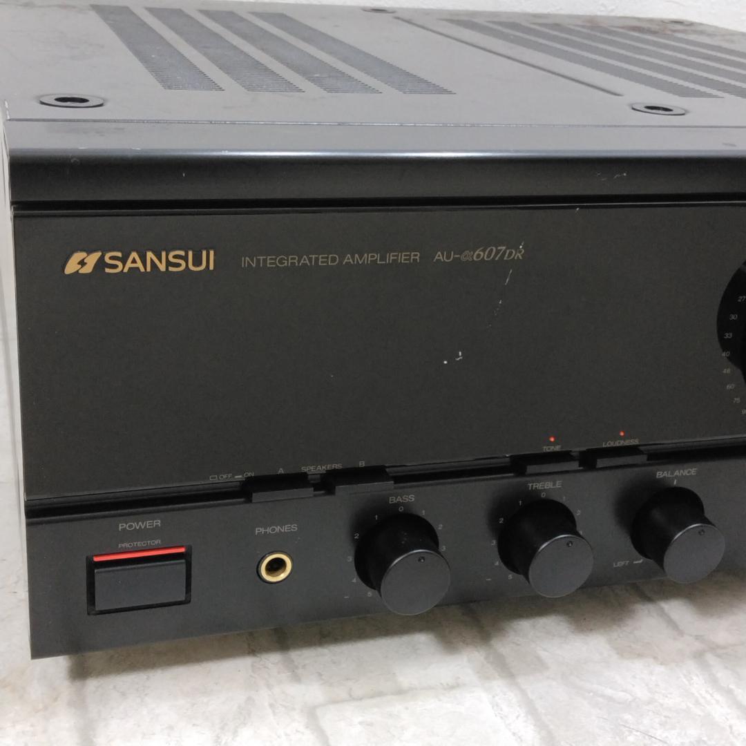 説明書付き SANSUI AU-α607DR プリメインアンプ 中古現状品