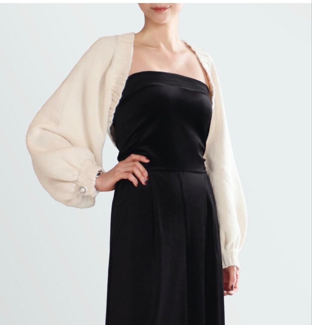 美品 DAISY LIN フォクシー　ジュエル　マーガレット　カーディガン