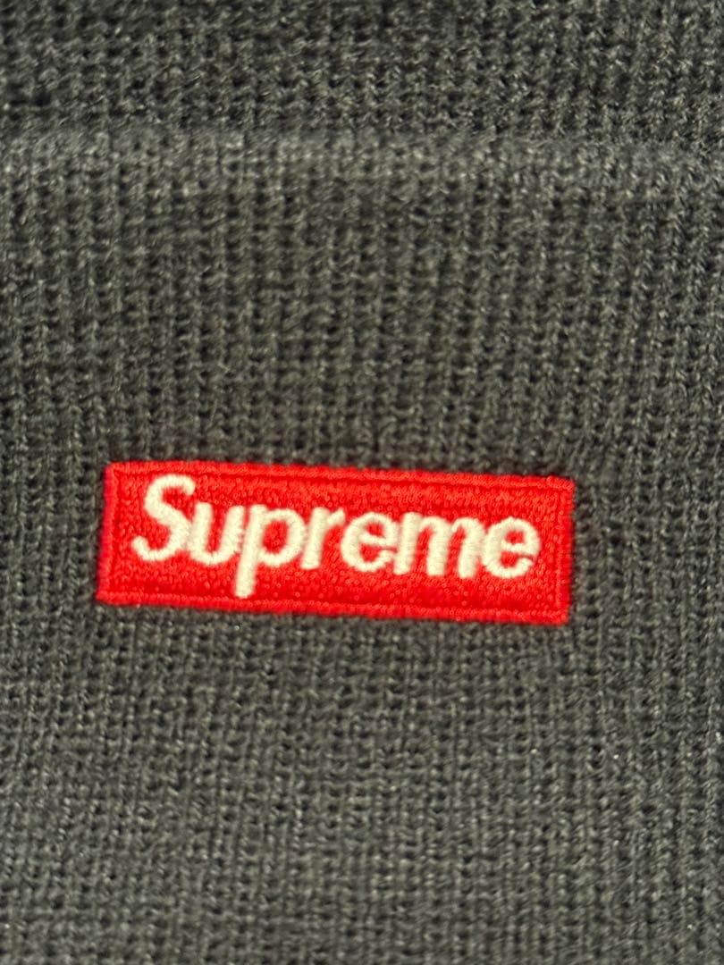 Supreme ニット帽 黒 新品　ニューエラコラボ