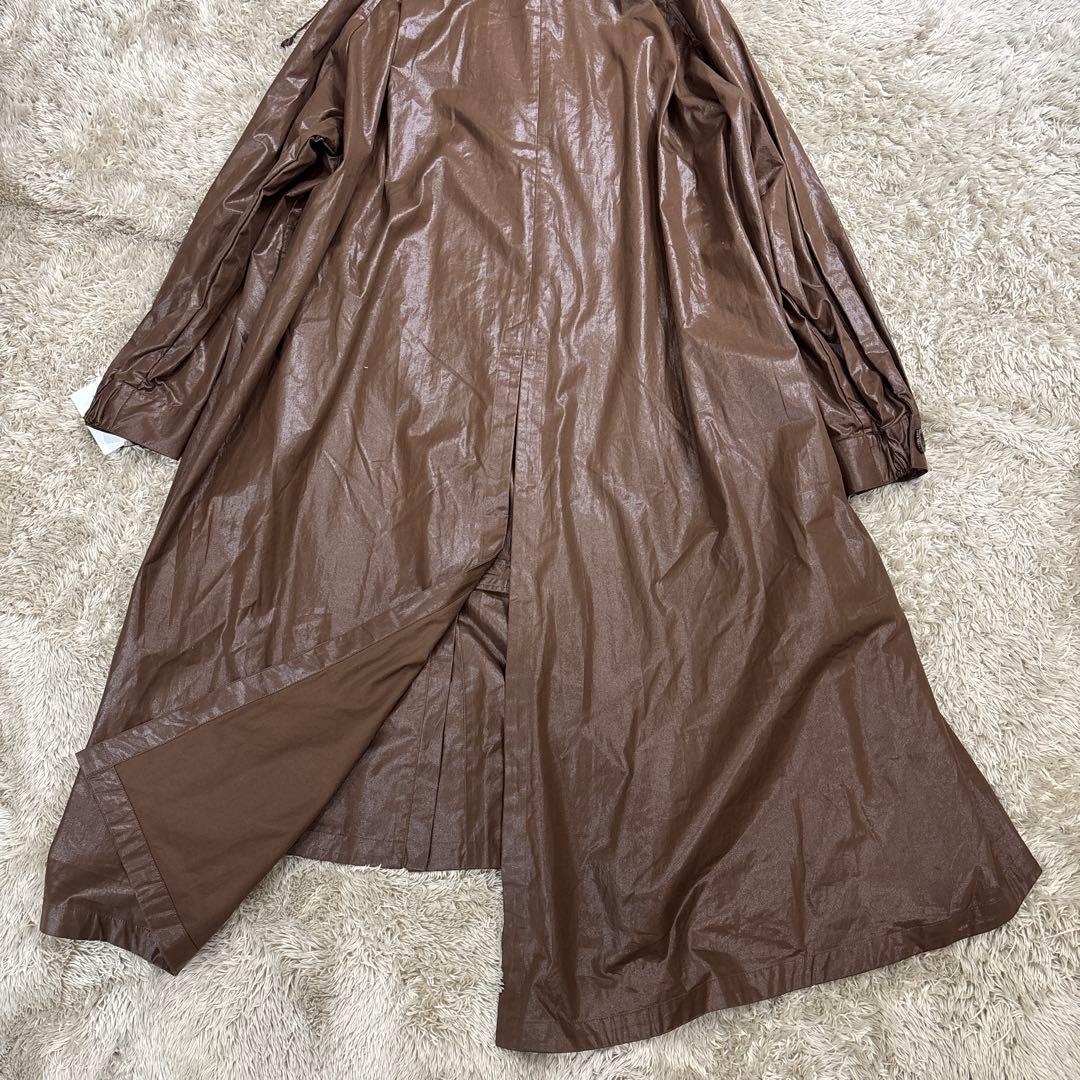 【新品、未使用】ETRE TOKYO◆ コットンロングライトブルゾン　茶