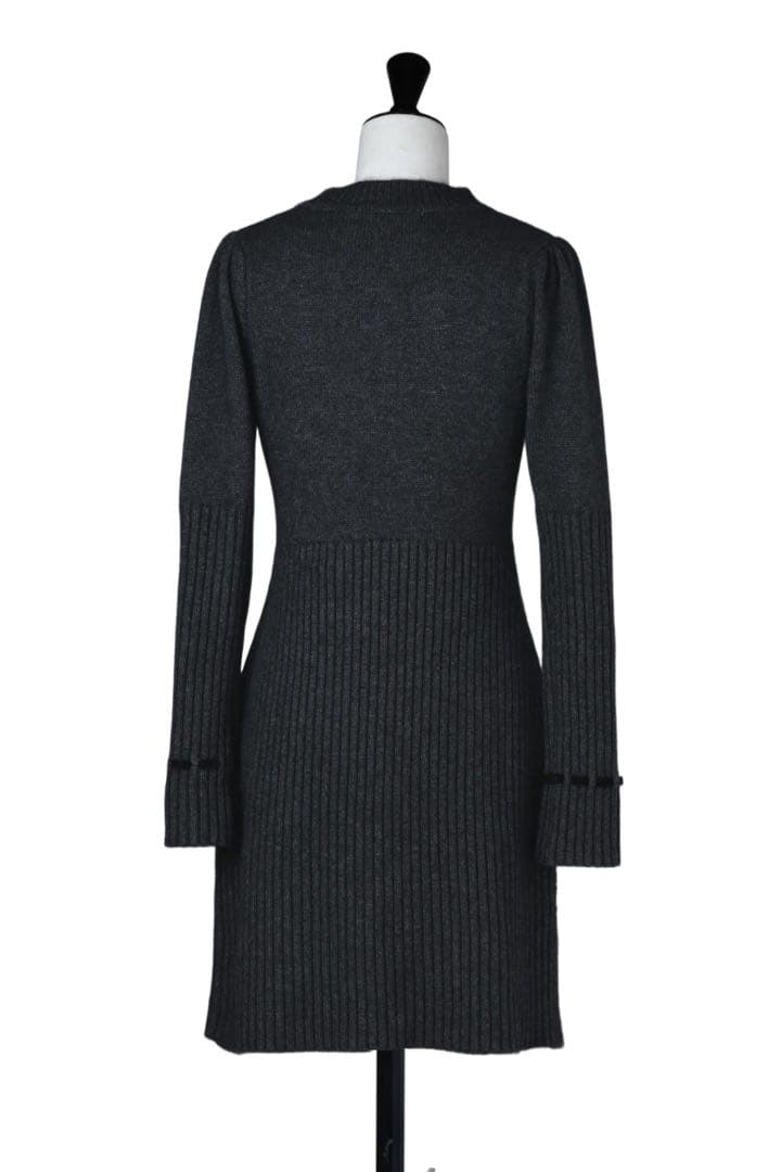 ワンピース Moor Argyle Ribbon Knit Dress