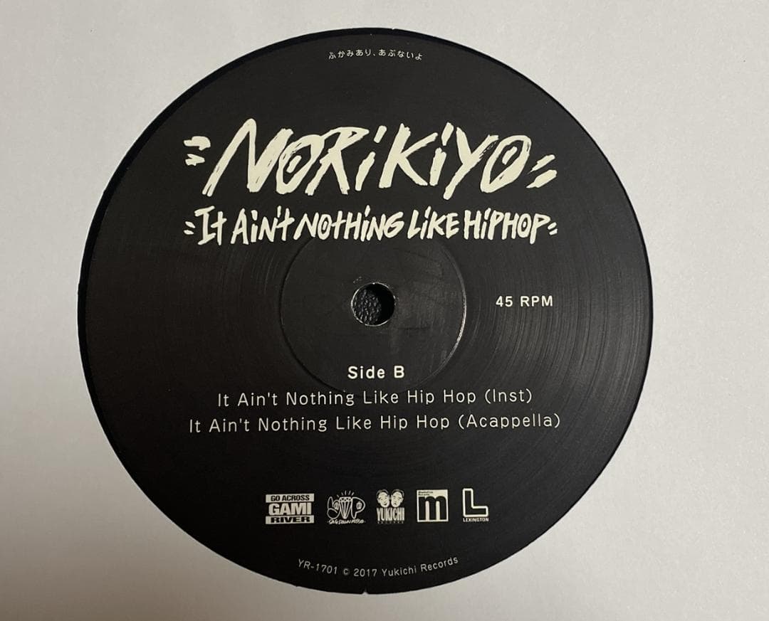 邦楽 norikiyo It Ain't NothiNG LiKE HIP HOP