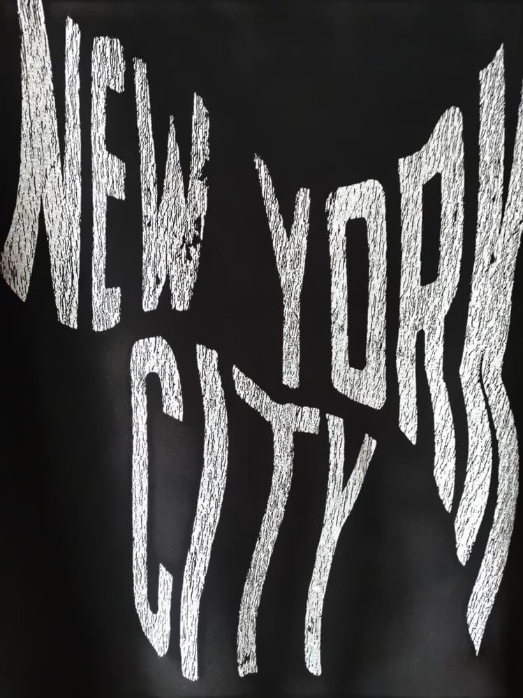 undercover アンダーカバー 歪み NewYorkCity Tシャツ 黒