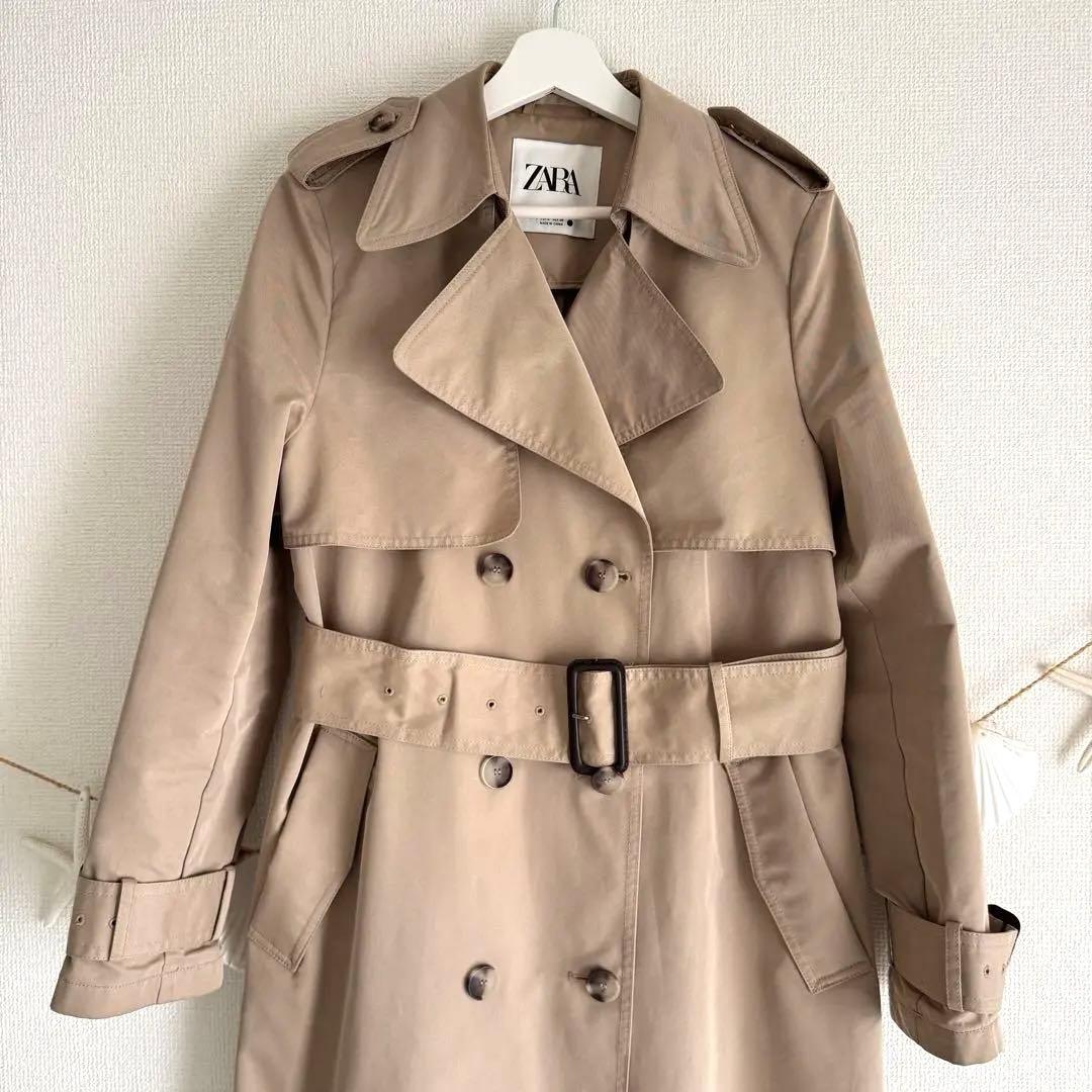 ZARA ベージュ トレンチコート