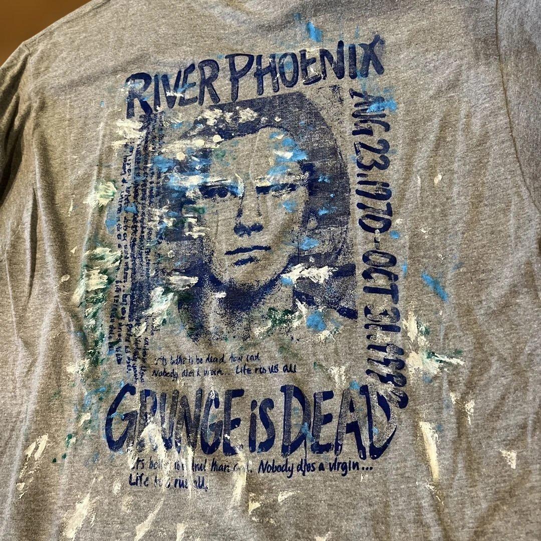 トップス  PHOENIX grunge painted Tee