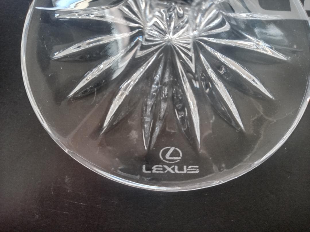 LEXUS MARQUIS ノベルティ LEAD CRYSTAL ワイングラス