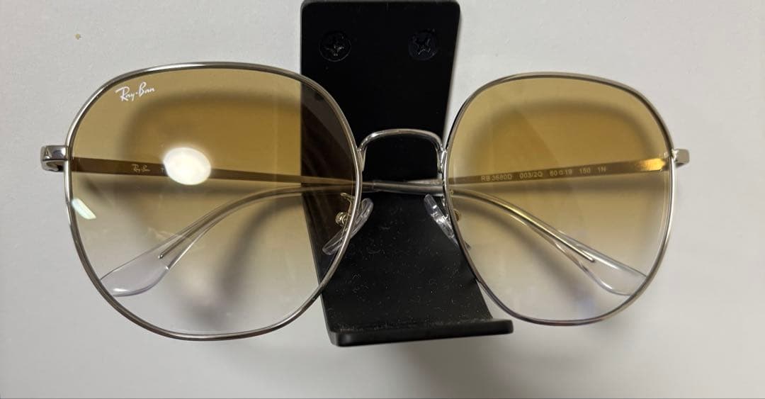 レイバン Ray-Ban サングラス RB3680D シルバー×ブラウン