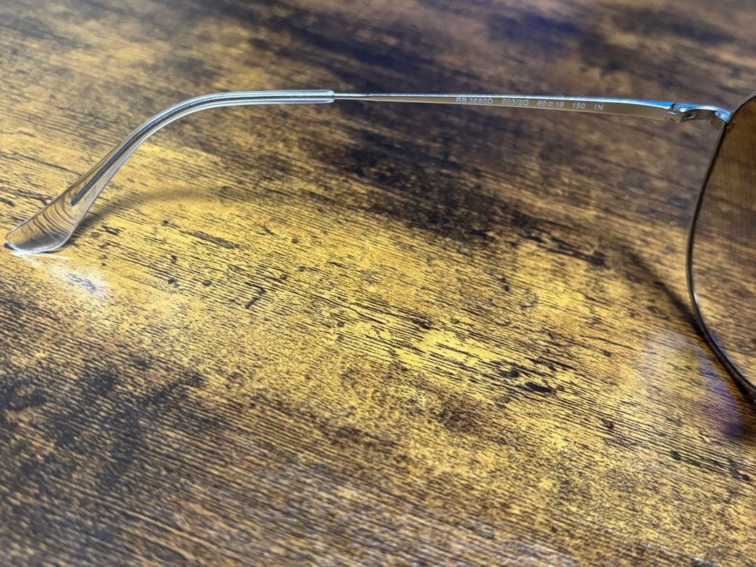 レイバン Ray-Ban サングラス RB3680D シルバー×ブラウン