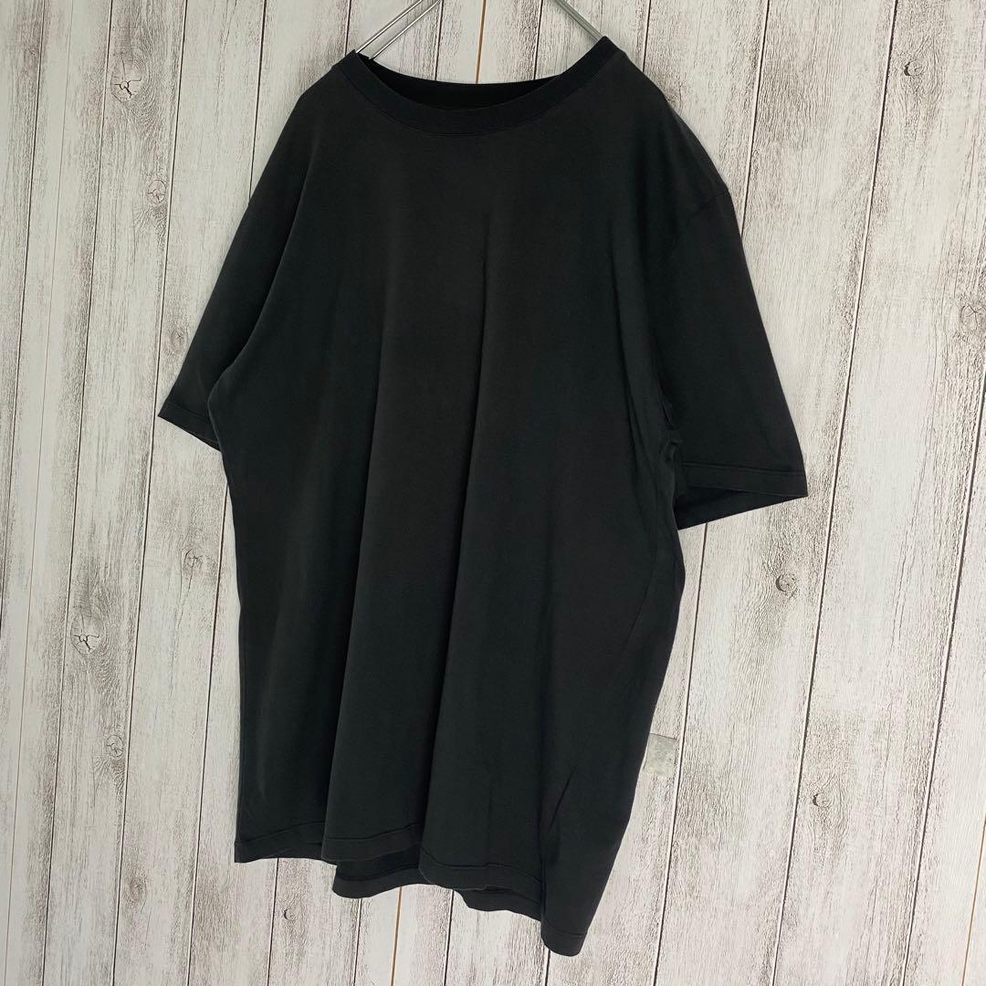 【美品☆定番】メゾンマルジェラ 半袖Tシャツ 4ステッチ ブラック 黒 48 L