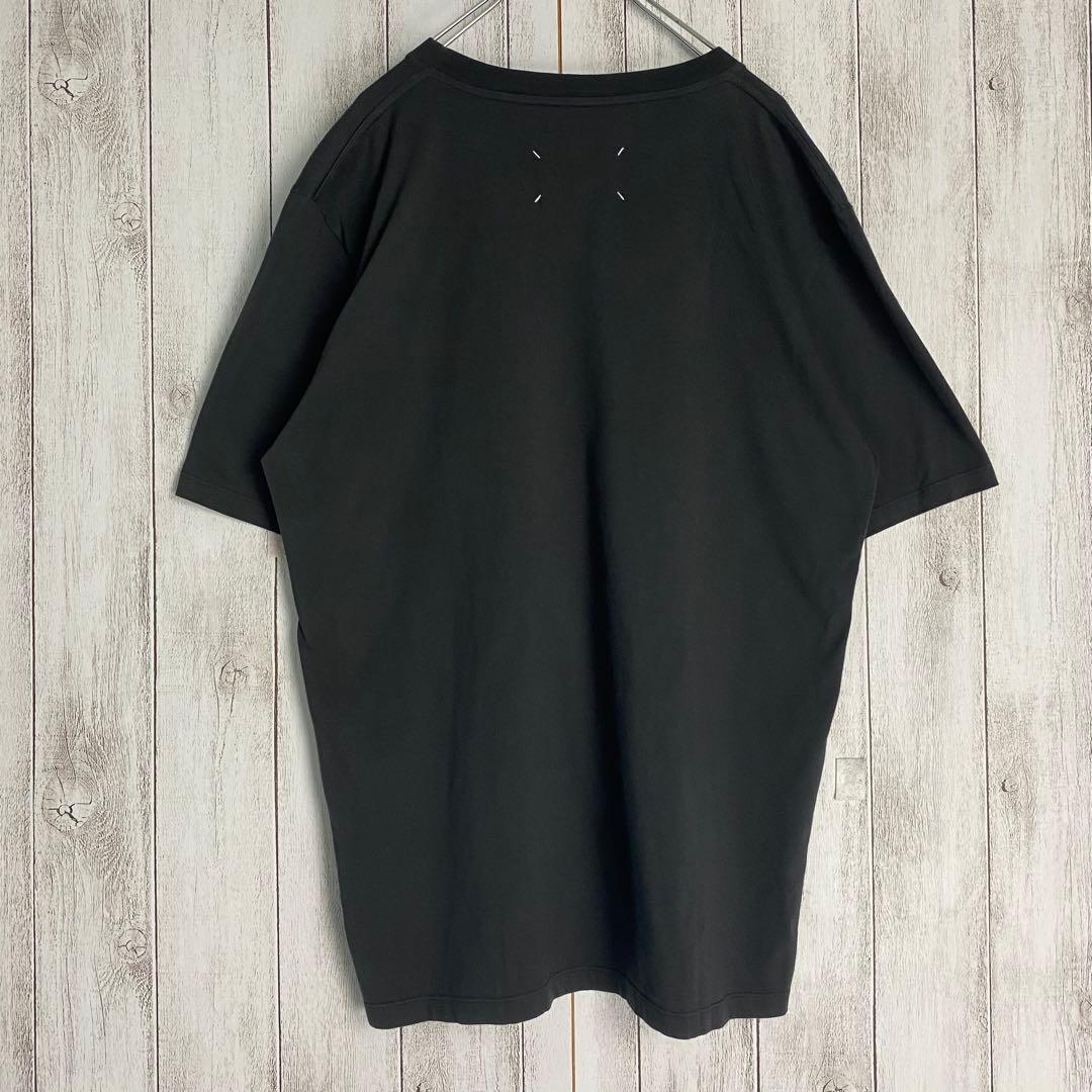 【美品☆定番】メゾンマルジェラ 半袖Tシャツ 4ステッチ ブラック 黒 48 L