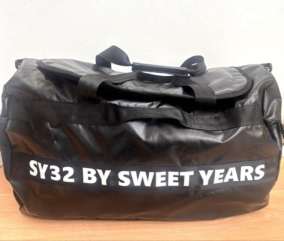 【超美品】SY32 2way 大容量 ボストンバッグ ショルダー付き ゴルフにも
