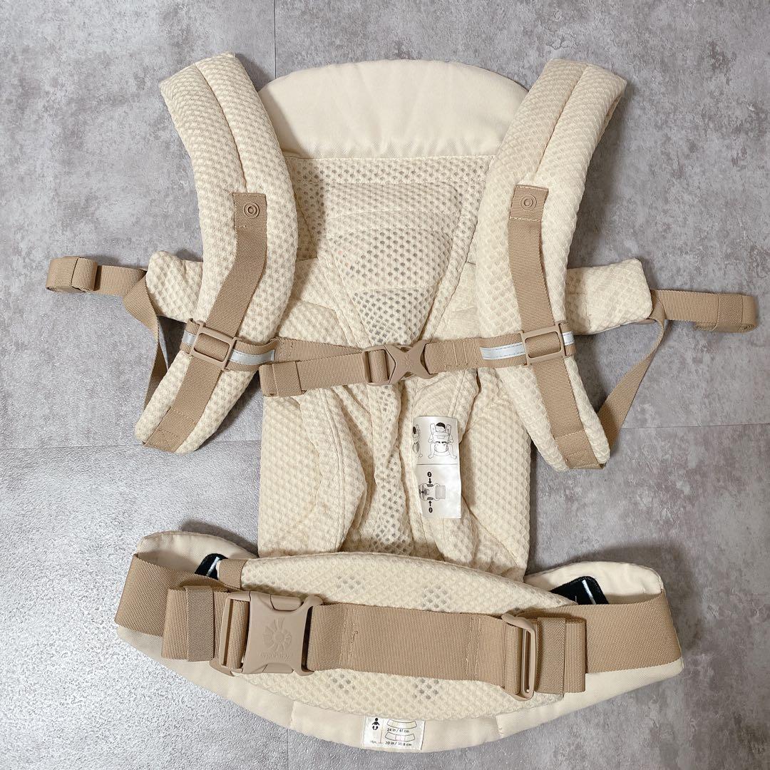 【美品】エルゴ ergo オムニブリーズ 抱っこ紐 ナチュラルベージュ