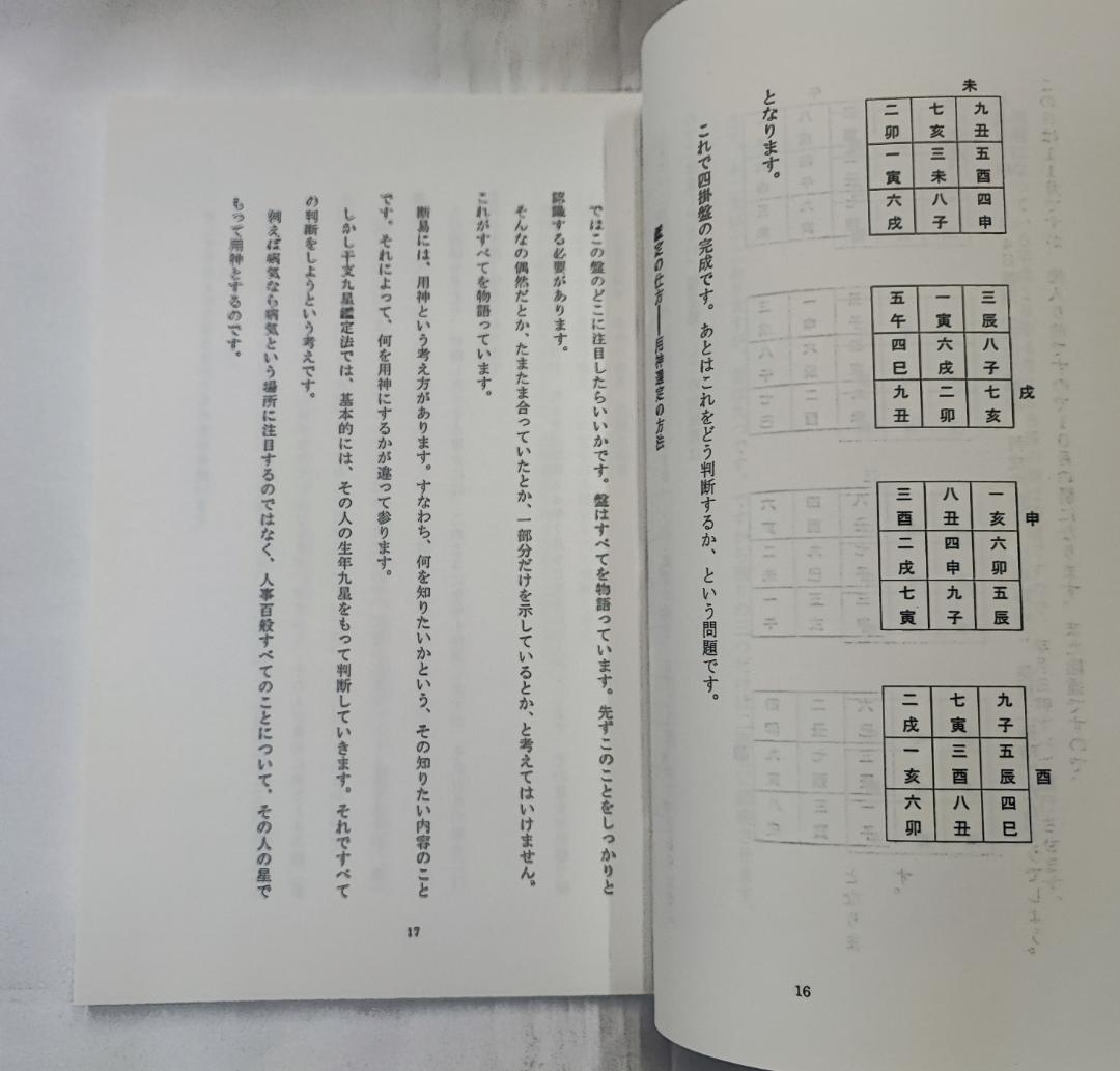 干支九星鑑定術 覚え書き 沙門慶仁 月恩会藏版 平26 / 大気現象望月治