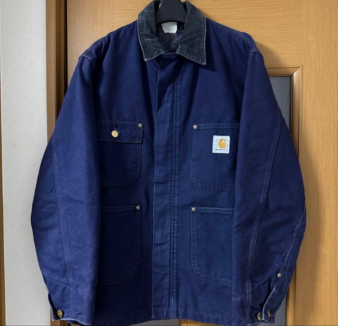 カーハートチョアコート ネイビー星タグ 80sジップStussy 野村訓市