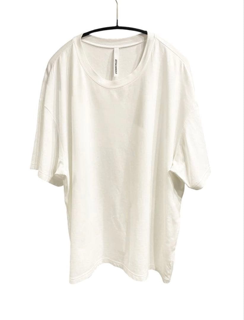 新品 コットンダブルフェイス オーバーサイズTシャツ ホワイト