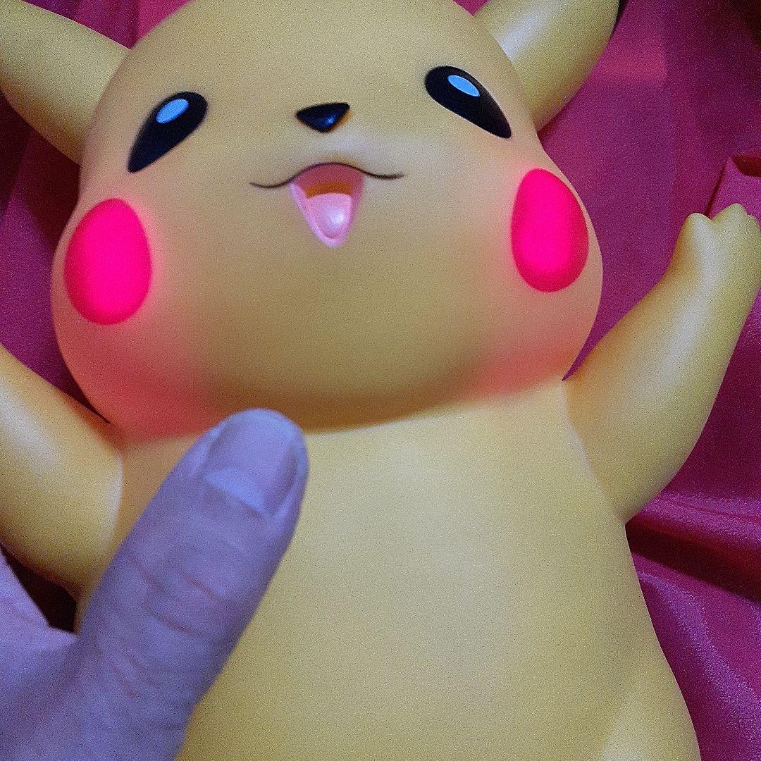 ピカチュウ　光るおしゃべり ピカチュウ ソフビ　初期1998年製　28センチ