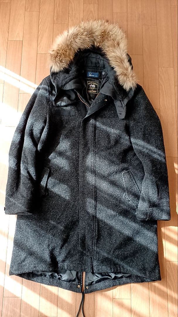 FRED PERRY モッズコート MOON コラボ　L　チャコールグレー