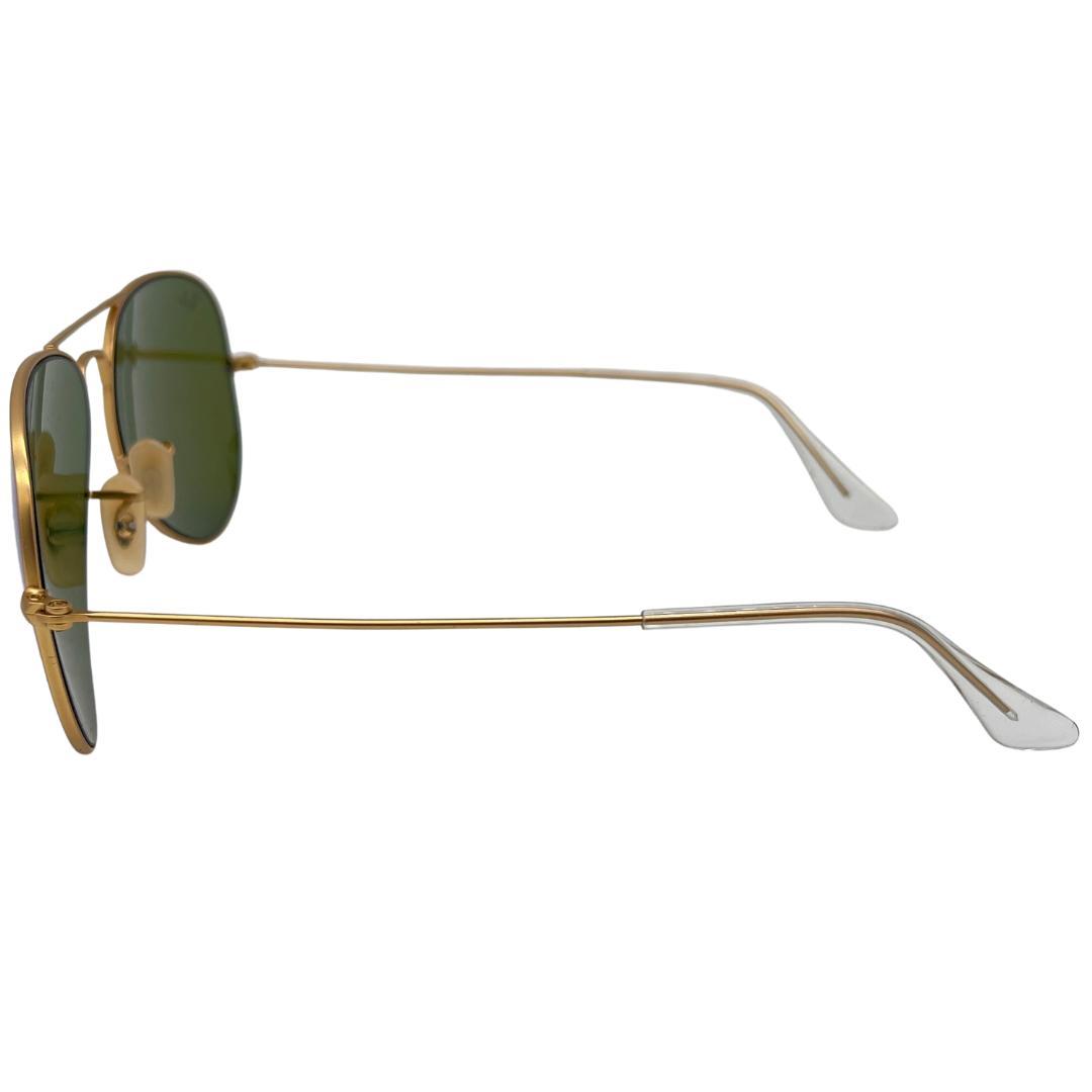 Ray-Ban サングラス アビエーター RB3025 ブルーミラー 度なし