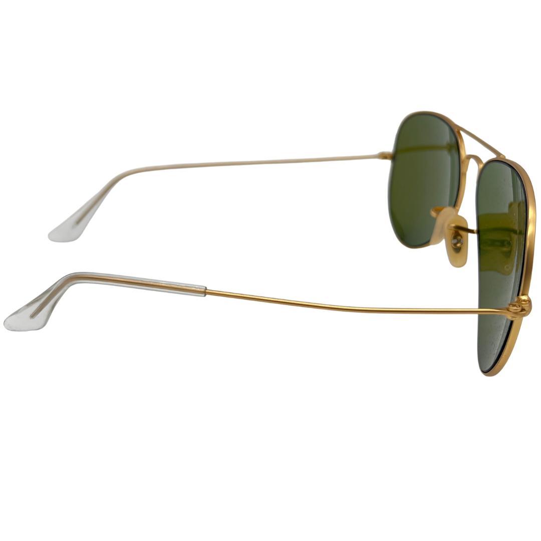 Ray-Ban サングラス アビエーター RB3025 ブルーミラー 度なし