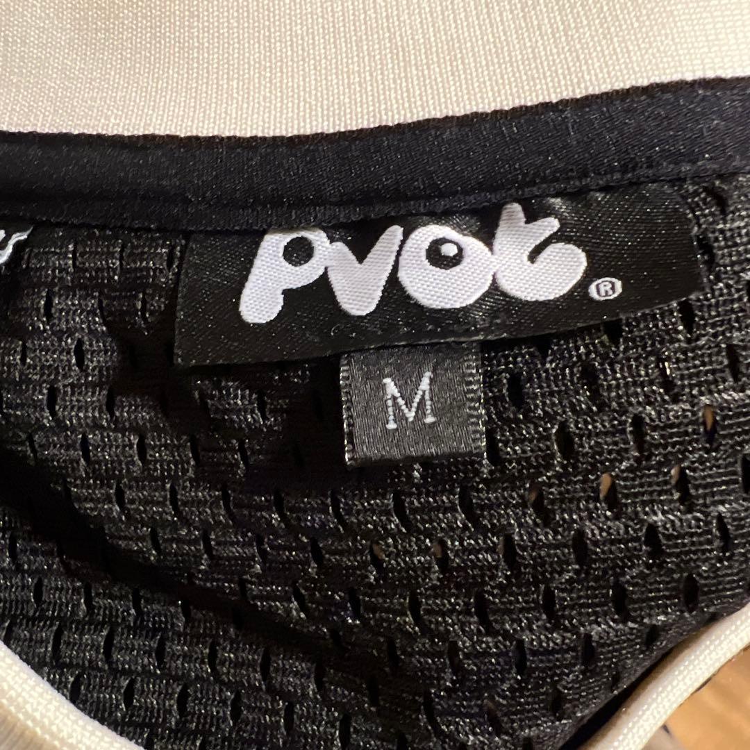 pvot メッシュタンクトップ ブラック