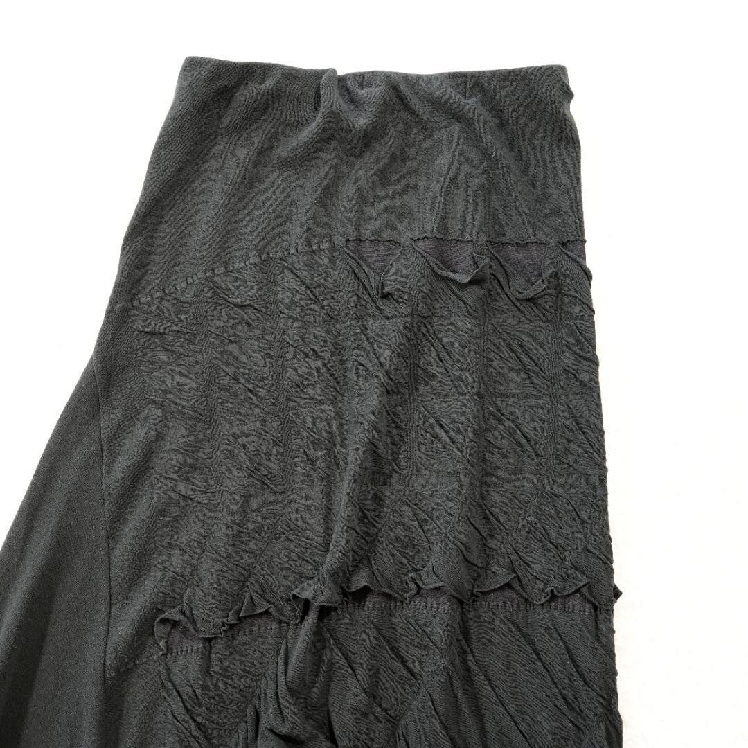 【美品】ISSEY MIYAKE　イッセイミヤケ　変形スカート　黒　サイズ3