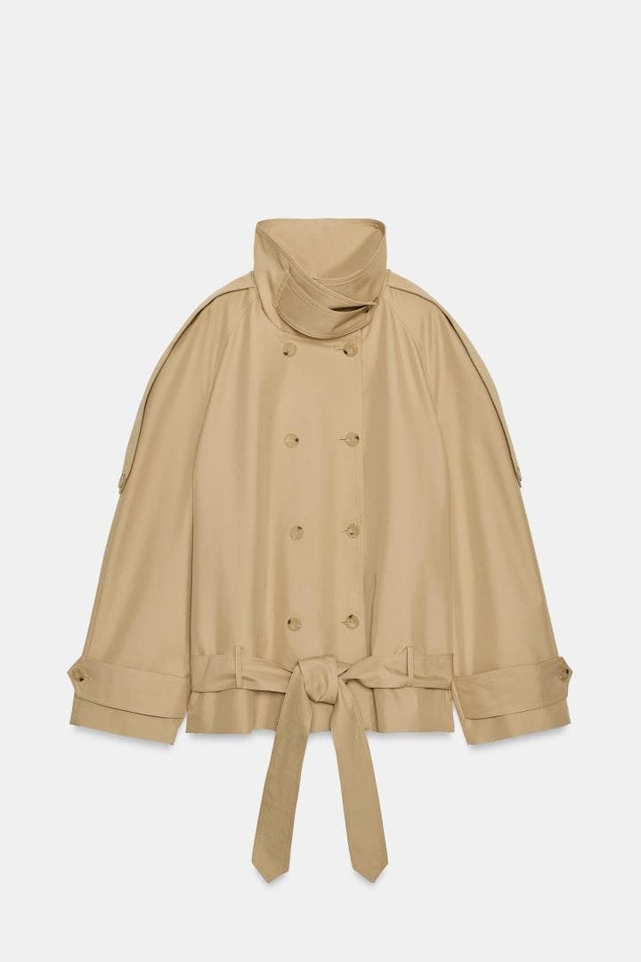 R*n様 ZARA ショート丈ハイネックトレンチコートZW COLLECTION