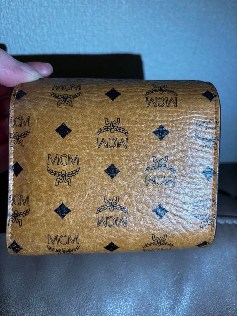 【3/20迄】MCM 三つ折り財布 ブラウン