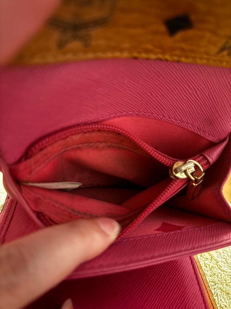 【3/20迄】MCM 三つ折り財布 ブラウン