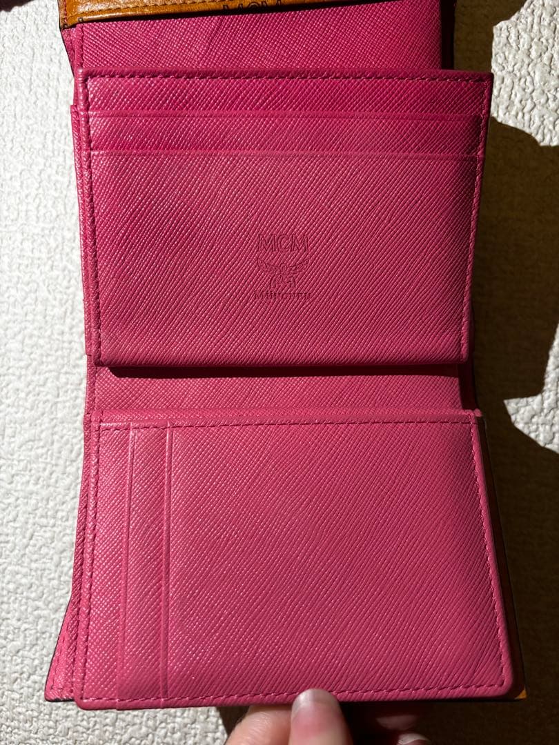 【3/20迄】MCM 三つ折り財布 ブラウン