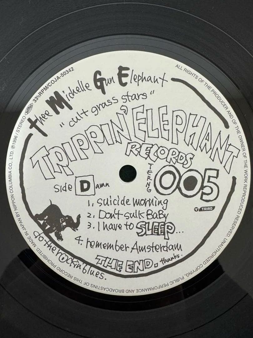 THEE MICHELLE GUN ELEPHANT レコード　盤極美品