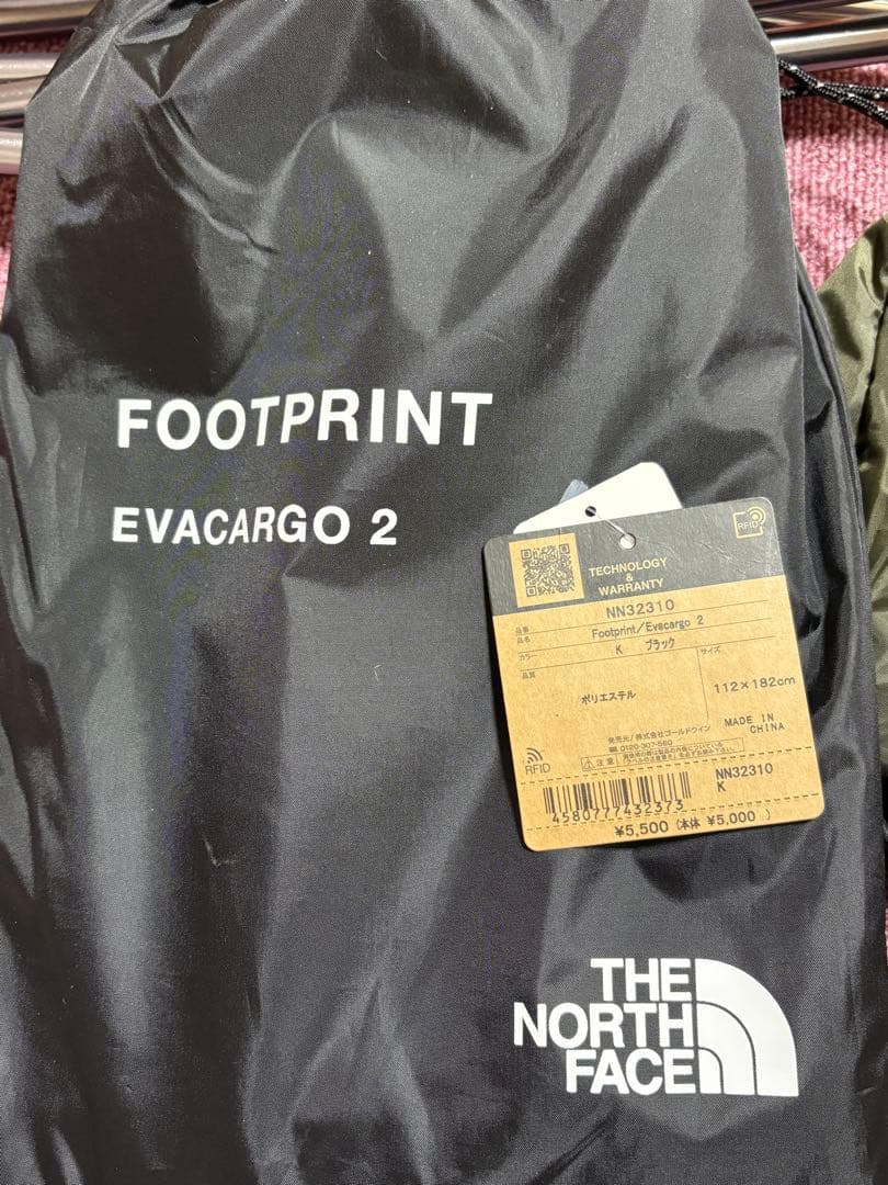 THE NORTH FACE EVACARGO 2 FOOTPRINT付き