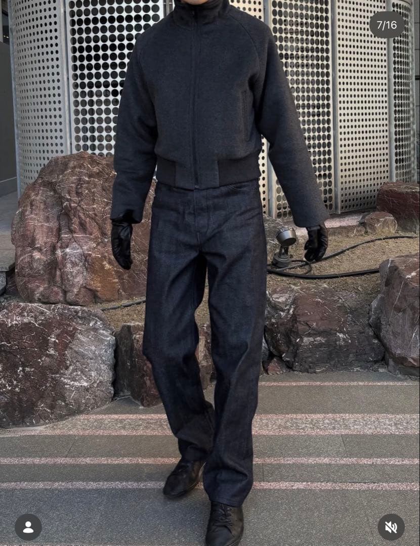 ジャケット・アウター ishii tsorf wool jacket s