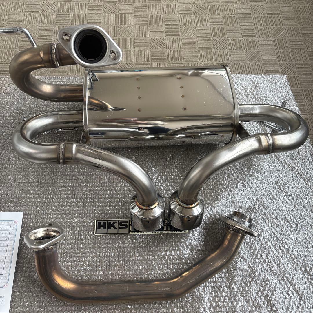S660 JW5 HKS リーガマックスプレミアムほぼ新品保証書付きマフラー