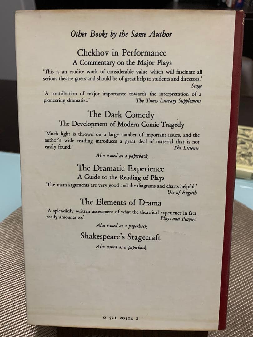 洋書 Drama, Stage and Audience J.L. Styan