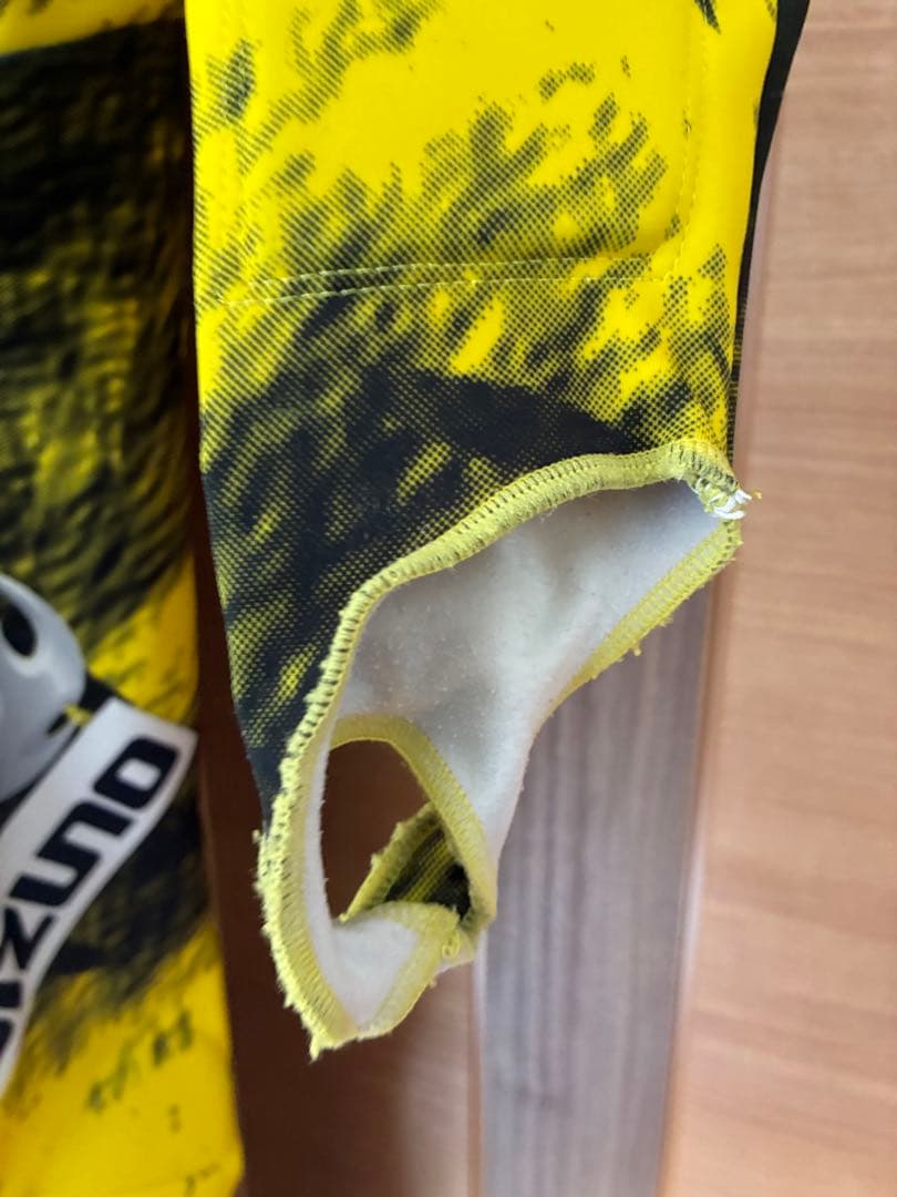 Mizuno スキーレーシングワンピース　 イエロー/ブラック サイズ160