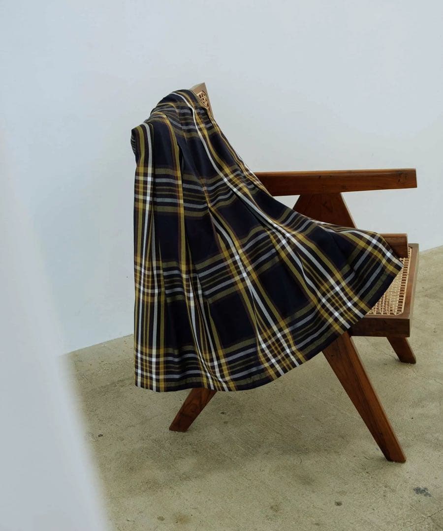 新品☆ アーバンリサーチ サニーレーベル　タックチェックイージースカート　38