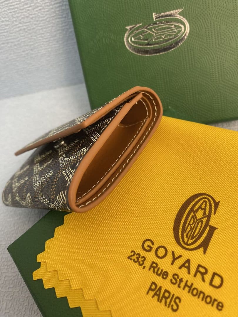 Goyard 二つ折り財布 ブラウン ベージュ