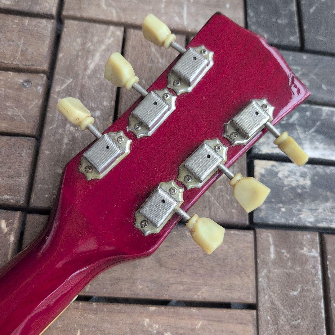 ビンテージSamick SG チェリー マボガニー新弦に交換済！