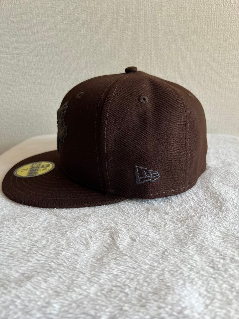 NEWERA ブルージェイズ 59FIFTY ブラウンキャップ 7 4/1