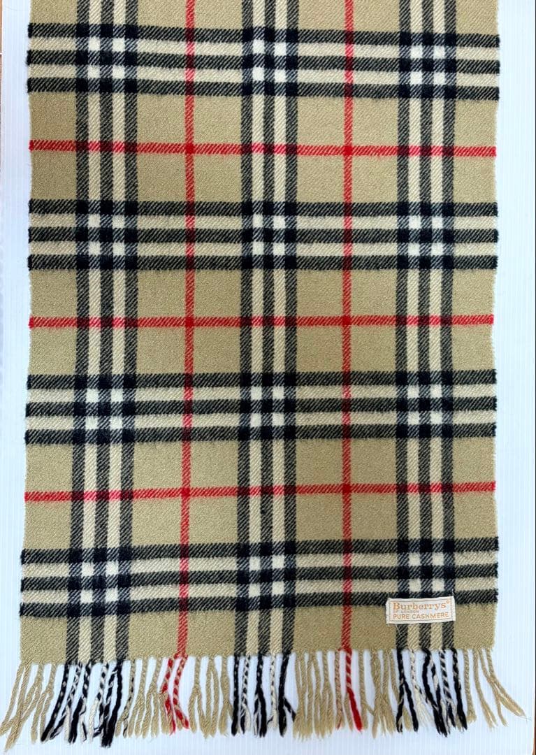 Burberrys カシミヤ100% ノバチェック柄　マフラー