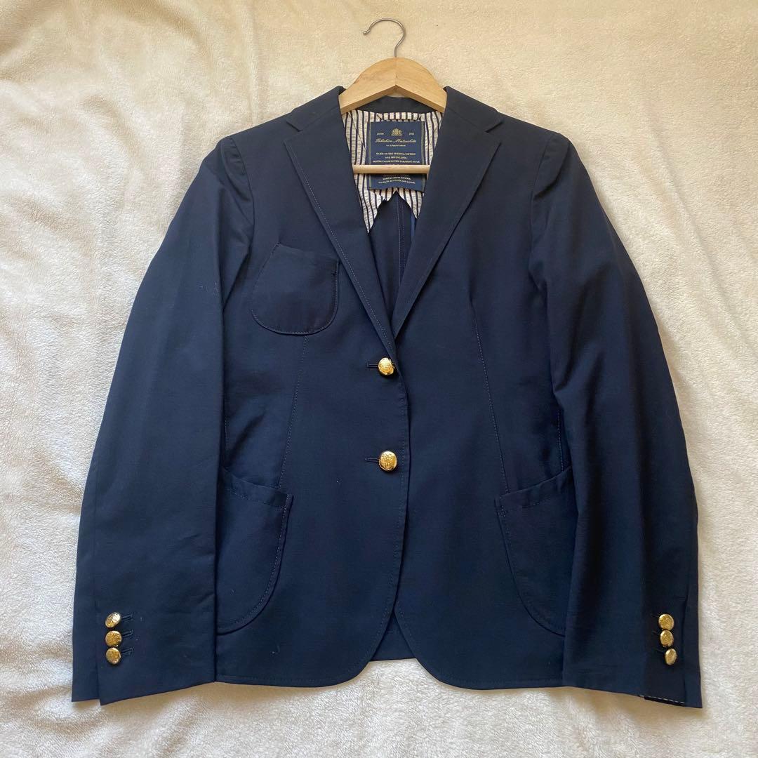 アパルトモン 定番ジャケット DEUXIEME CLASSEネイビー 金釦 38